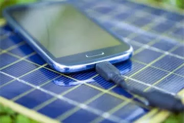 Solar Ladegerät für das Handy